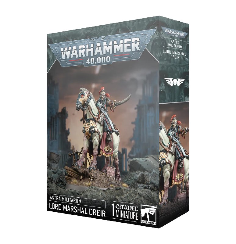 Games Workshop Astra Militarum Krieg Lord-Marshal Dreir 28-Part Plastic Miniature Kit