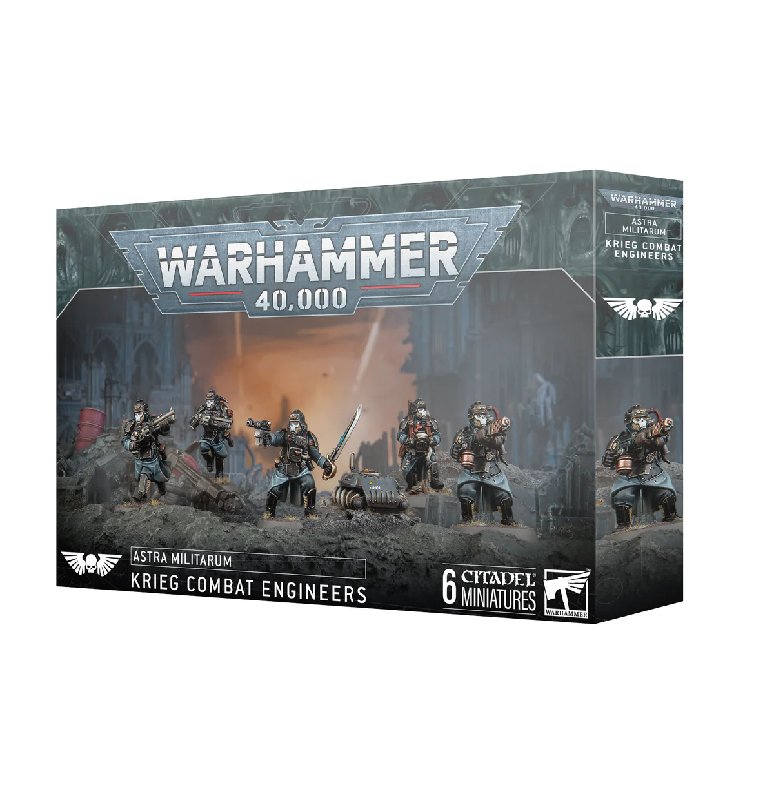Warhammer 40000 Astra Militarum Krieg Combat Engineers Kit