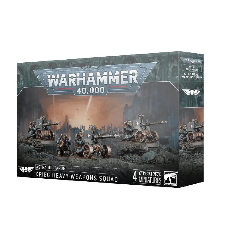 Warhammer 40,000 Astra Militarum Krieg Heavy Weapons Squad