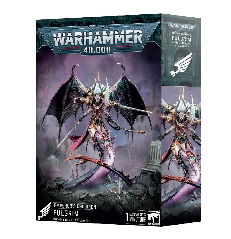 Games Workshop Emperor's Children Fulgrim Daemon Primarch of Slaanesh 160mm Model