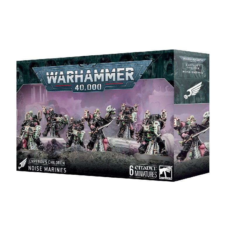 Games Workshop Warhammer 40,000 Emperor's Children Noise Marines Plastic Kit (6 Miniatures)