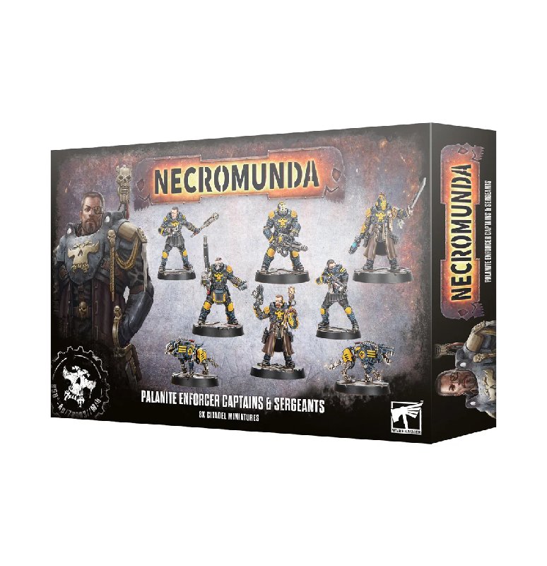 Games Workshop Necromunda Palanite Enforcer Captains & Sergeants Plastic Kit
