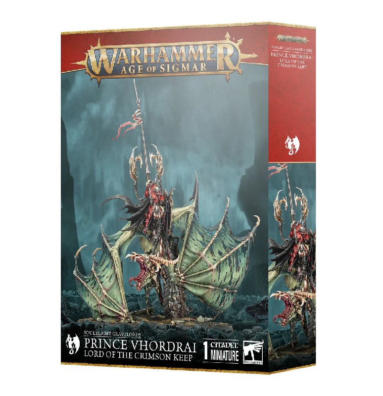 Games Workshop Warhammer Age of Sigmar Prince Vhordrai on Shordemaire Soulblight Gravelords Miniature