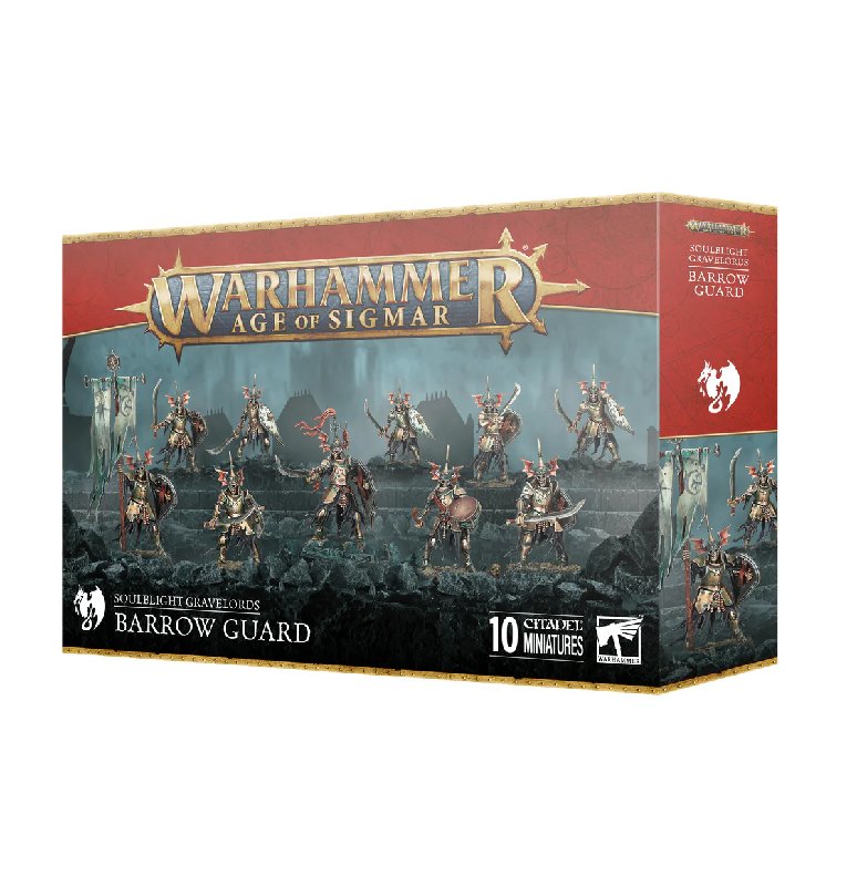 Warhammer Age of Sigmar Soulblight Gravelords Barrow Guard 10-Model Plastic Kit