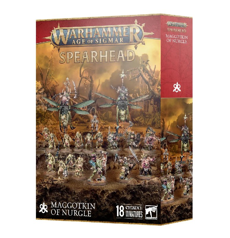 Warhammer Age of Sigmar Spearhead: Maggotkin of Nurgle Box Set