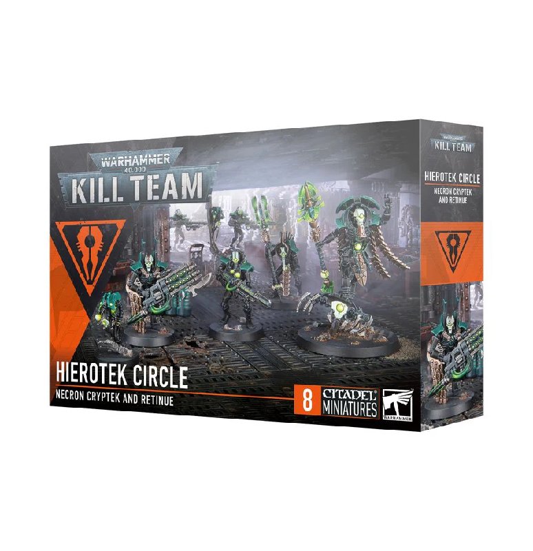 Warhammer 40,000 Kill Team Hierotek Circle - 8 Necron Miniatures