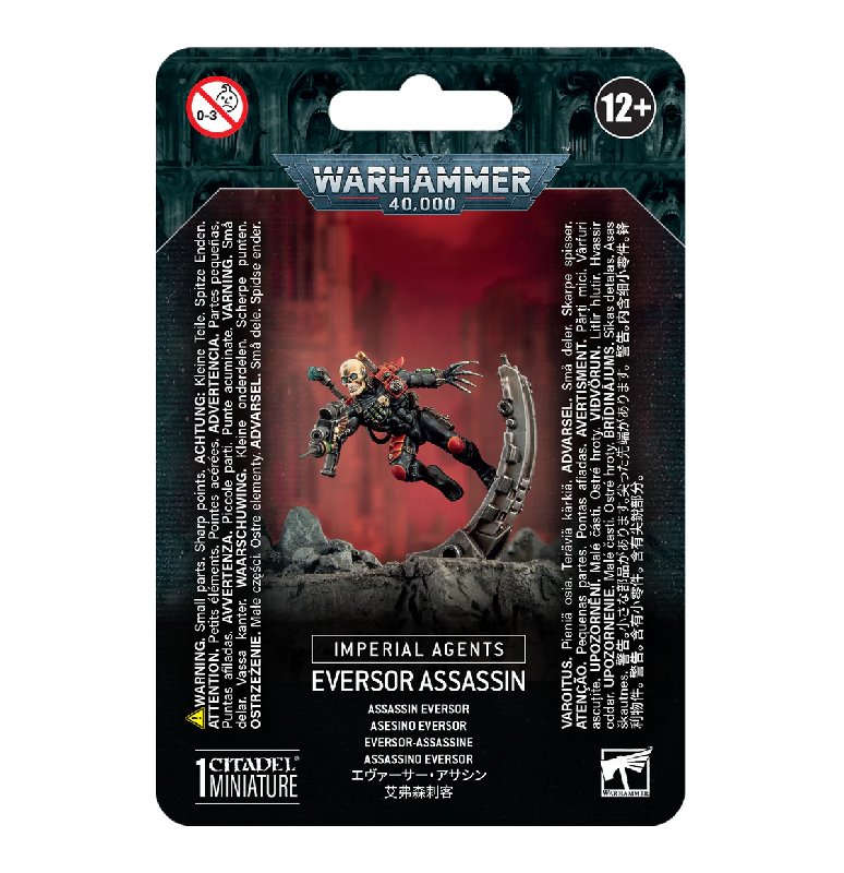 Games Workshop Imperial Agents Eversor Assassin Miniature with 32mm Base