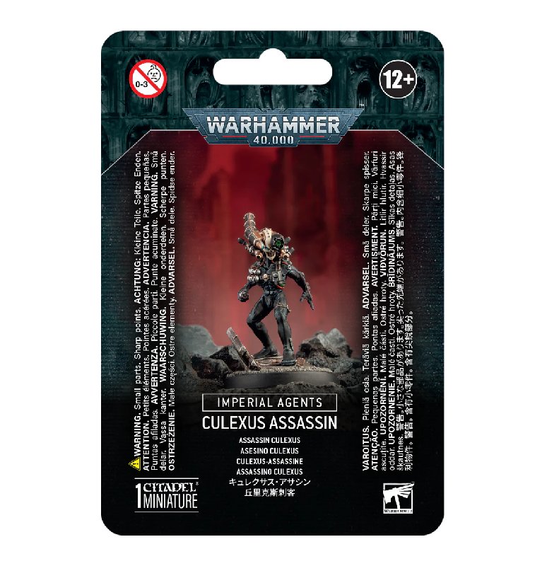 Games Workshop Imperial Agents Culexus Assassin Miniature with 32mm Base