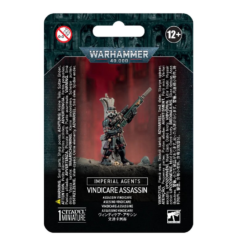 Games Workshop Imperial Agents Vindicare Assassin Miniature with 32mm Base