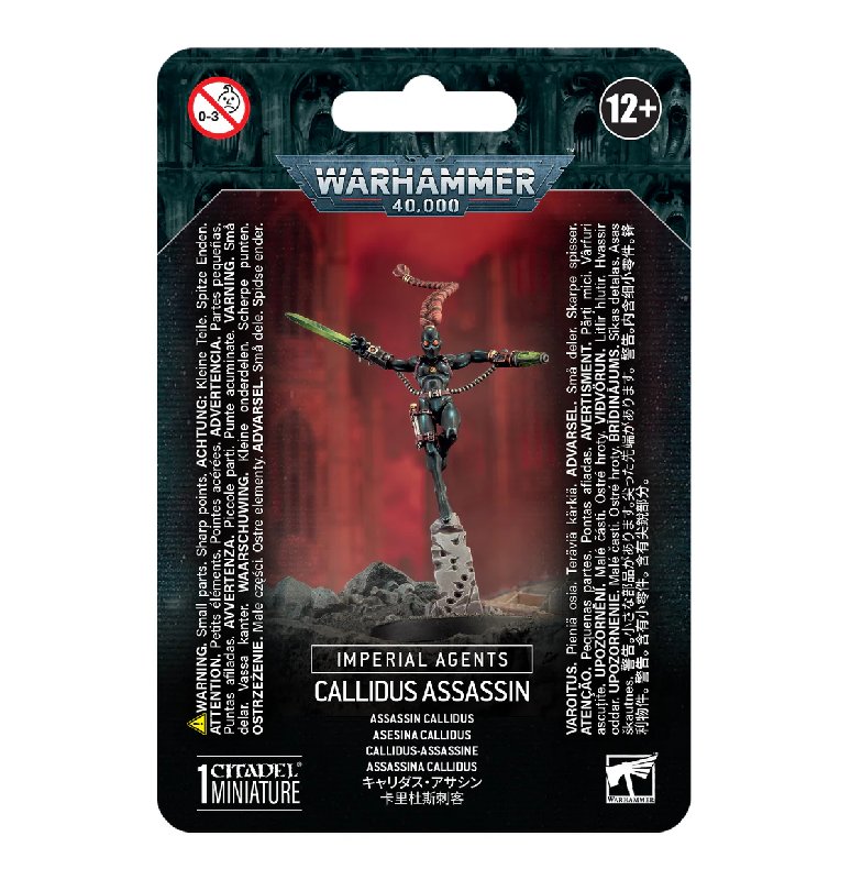Games Workshop Imperial Agents Callidus Assassin Miniature with 32mm Base