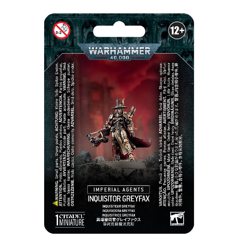 Games Workshop Imperial Agents Inquisitor Greyfax 40mm Miniature