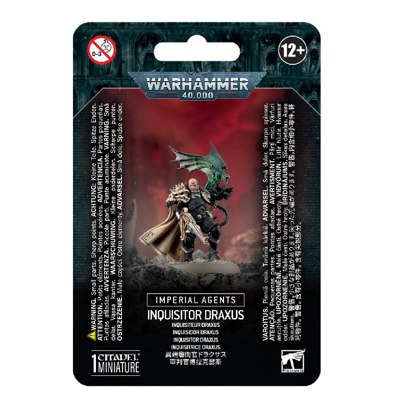 Games Workshop Imperial Agents Lord Inquisitor Kyria Draxus Miniature with 32mm Base