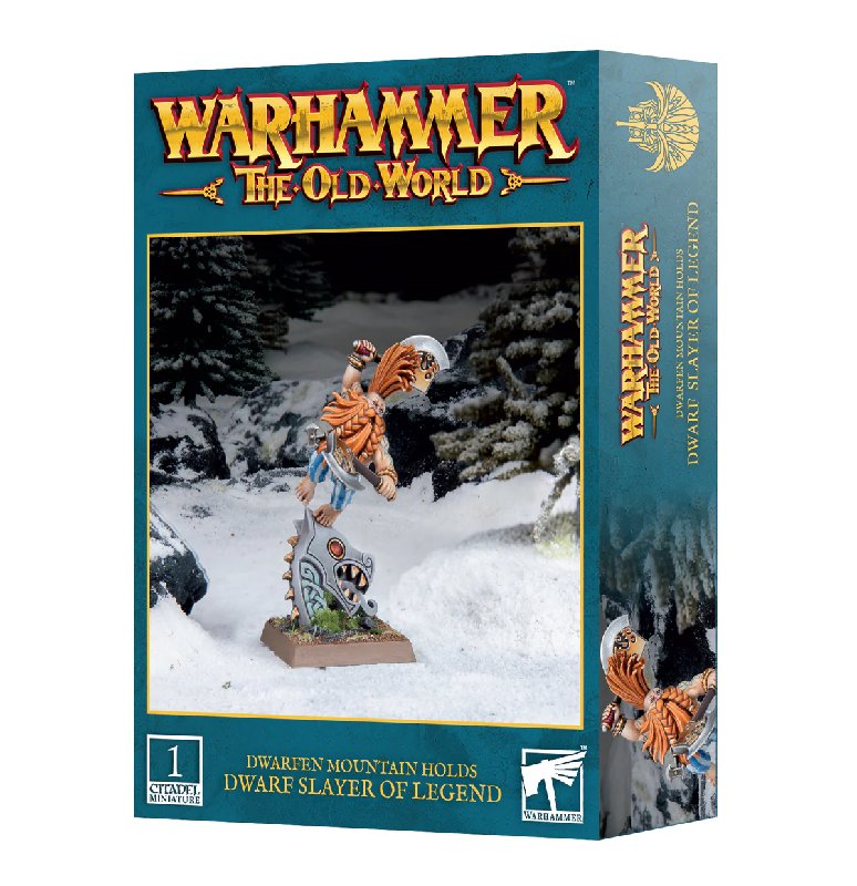 Games Workshop Warhammer The Old World Dwarfen Mountain Holds Dwarf Slayer of Legend Miniature