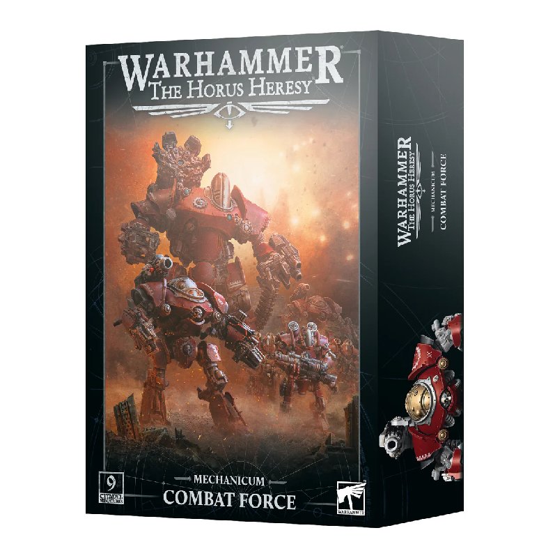The Horus Heresy Mechanicum Combat Force Box Set with 9 Miniatures