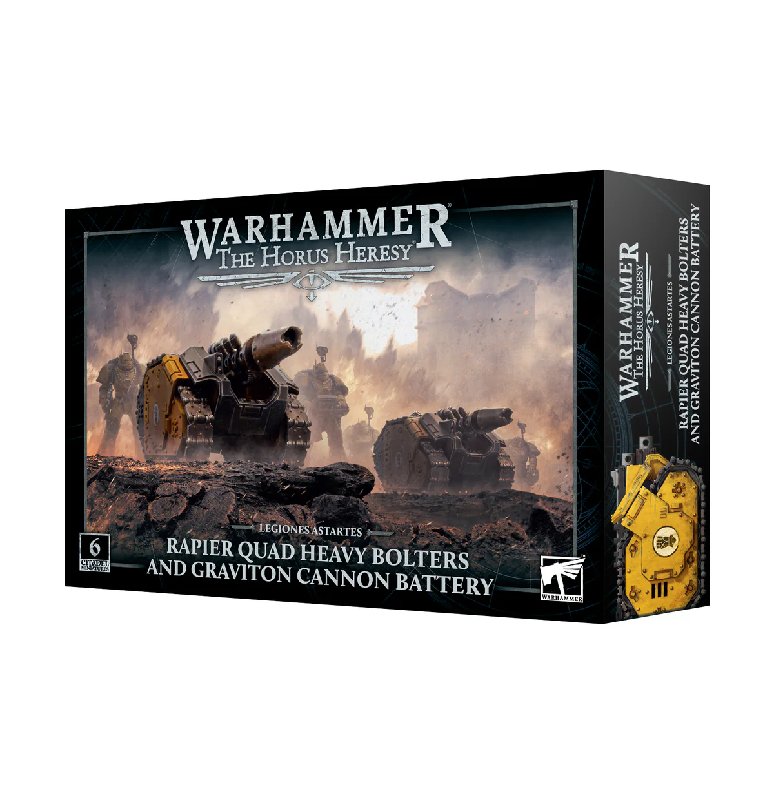 The Horus Heresy Legiones Astartes Rapier Carrier Kit with Quad Heavy Bolters