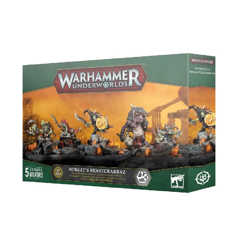 Warhammer Underworlds: Borgit's Beastgrabbaz Warband Set