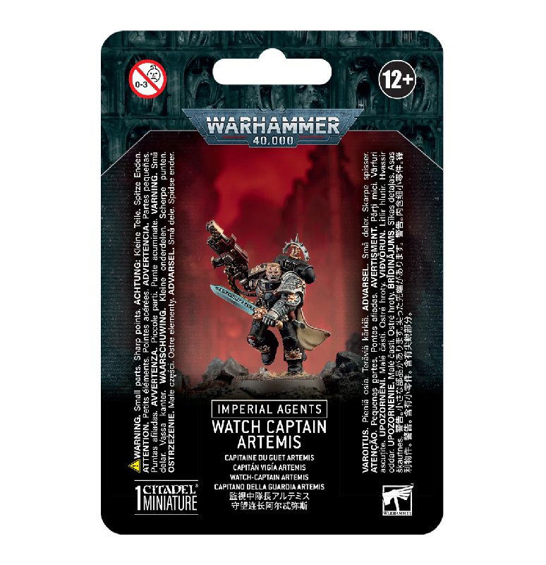 Games Workshop Imperial Agents Deathwatch Captain Artemis Miniature Kit