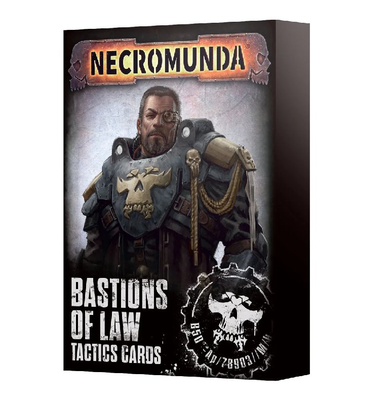 Games Workshop Necromunda Bastions of Law Tactics Cards - 26 Card Pack