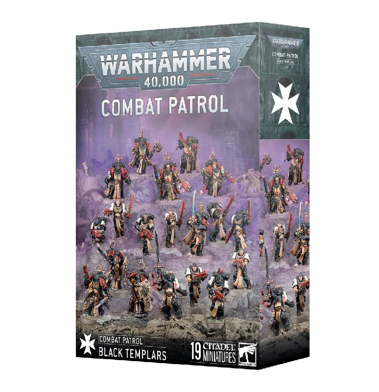Games Workshop Combat Patrol Black Templars (2025) Boxed Set - 19 Miniatures