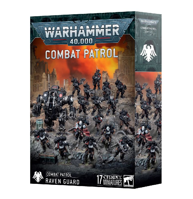 Games Workshop Combat Patrol Raven Guard Box Set with 17 Miniatures