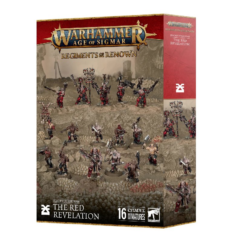Games Workshop Warhammer Age of Sigmar Blades of Khorne Regiments of Renown: The Red Revelation Box Set