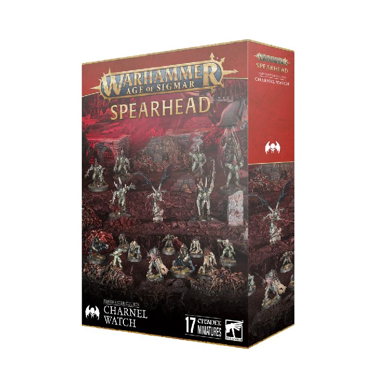 Games Workshop Spearhead Flesh-Eater Courts Charnel Watch Box Set (17 Miniatures)