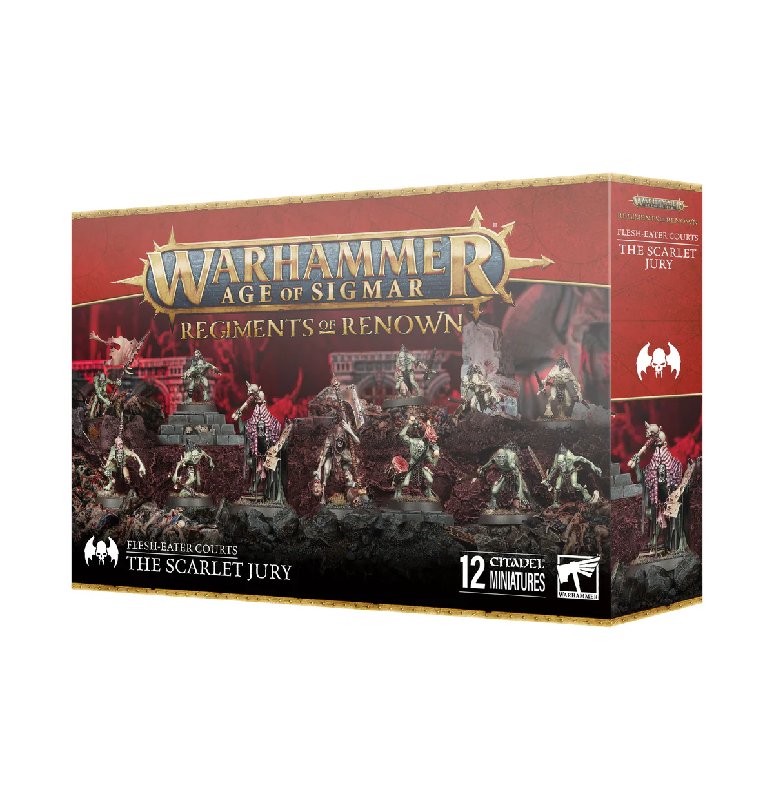 Games Workshop Flesh-Eater Courts The Scarlet Jury Regiments of Renown Box Set