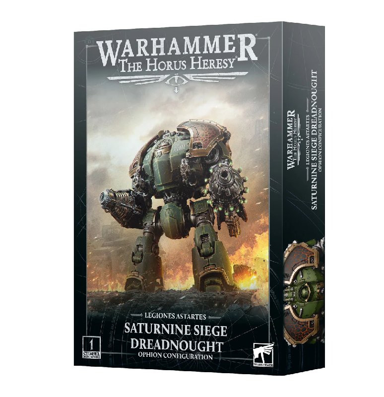 The Horus Heresy Legiones Astartes Saturnine Siege Dreadnought Ophion Plastic Kit