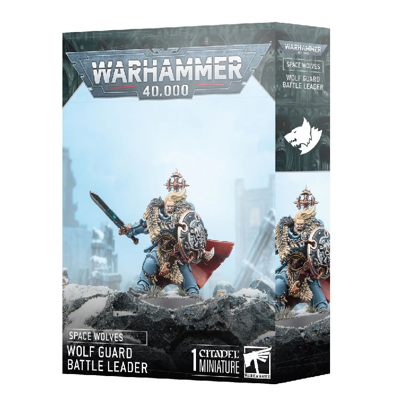 Games Workshop Space Wolves Wolf Guard Battle Leader 40mm Miniature