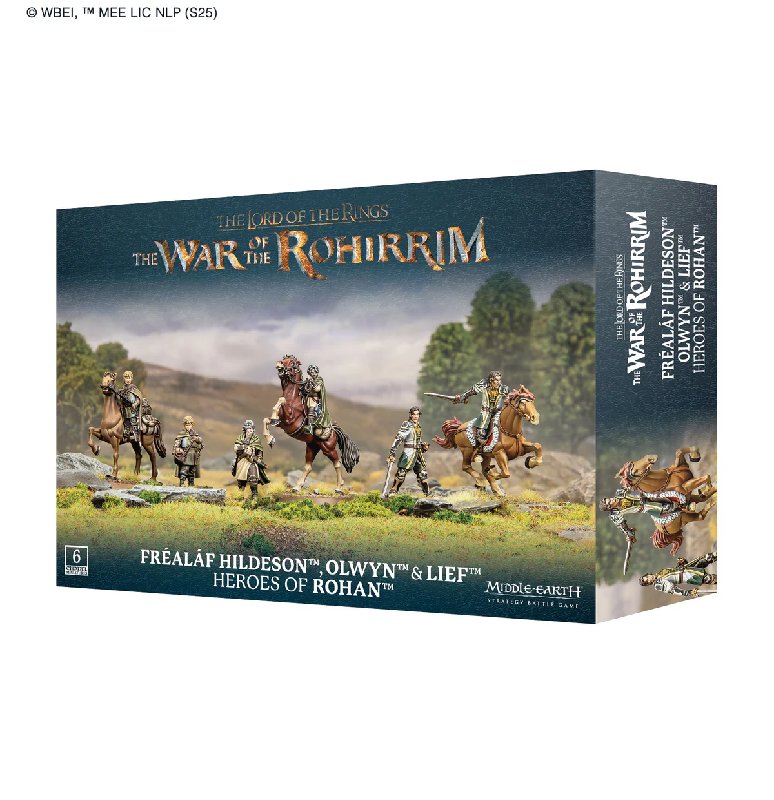 Middle Earth Strategy Battle Game Forces of Good Fréaláf Hildeson, Olwyn & Lief Plastic Kit