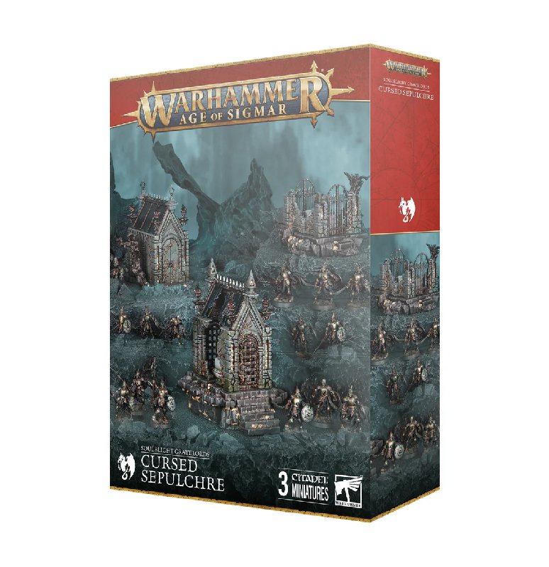 Warhammer Age of Sigmar Soulblight Gravelords Cursed Sepulchre Terrain Kit