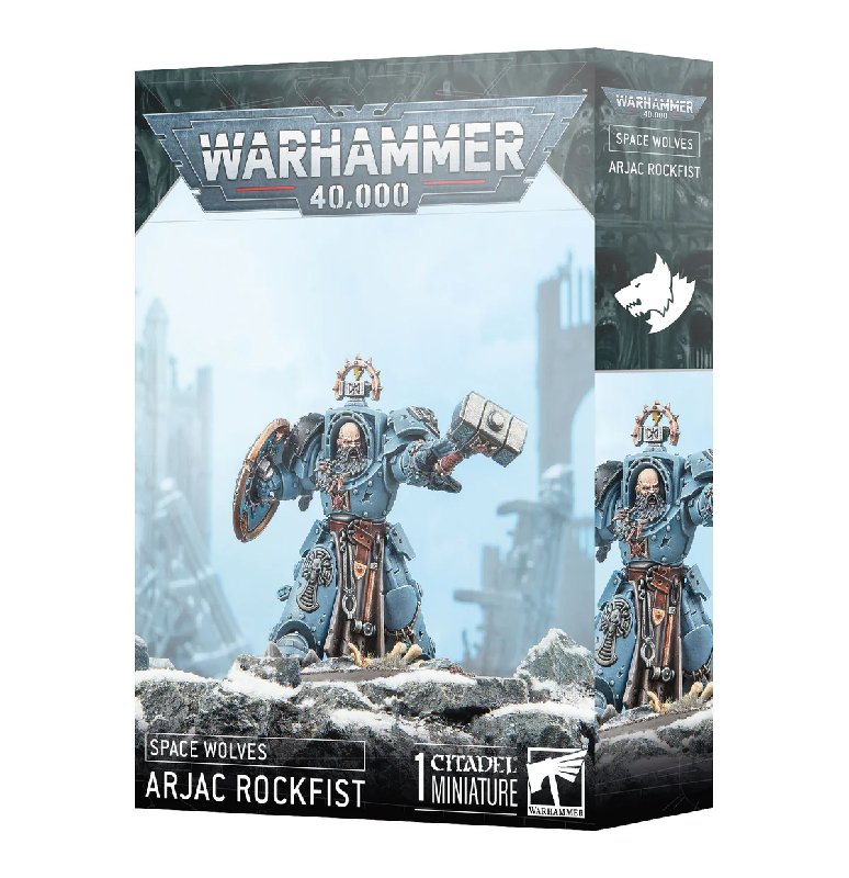 Games Workshop Space Wolves Arjac Rockfist Miniature Kit