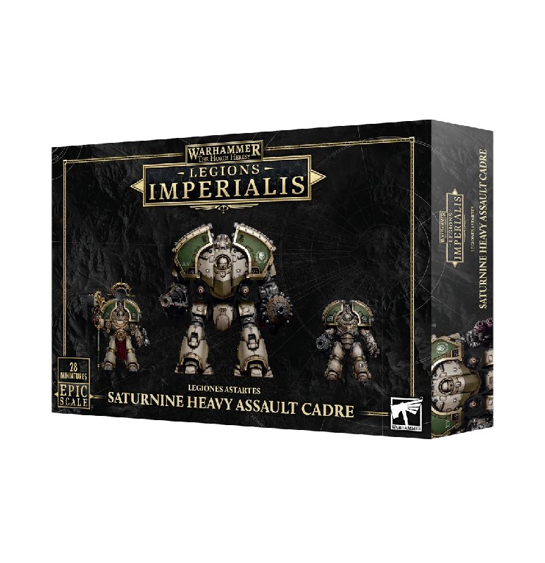 Legions Imperialis Legiones Astartes Saturnine Heavy Assault Cadre Plastic Miniatures Kit
