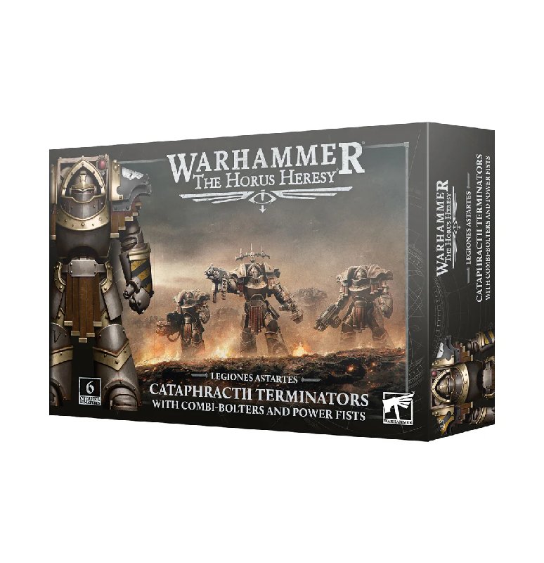 Games Workshop Horus Heresy Cataphractii Terminators with Power Fists - 6 Miniatures