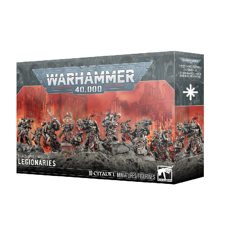 Games Workshop Chaos Space Marines Legionaries 10-Miniature Plastic Kit