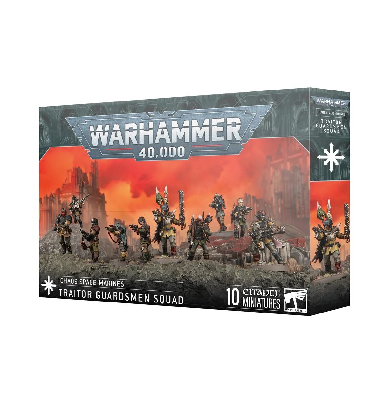 Warhammer 40,000 Chaos Space Marines Traitor Guardsmen Squad