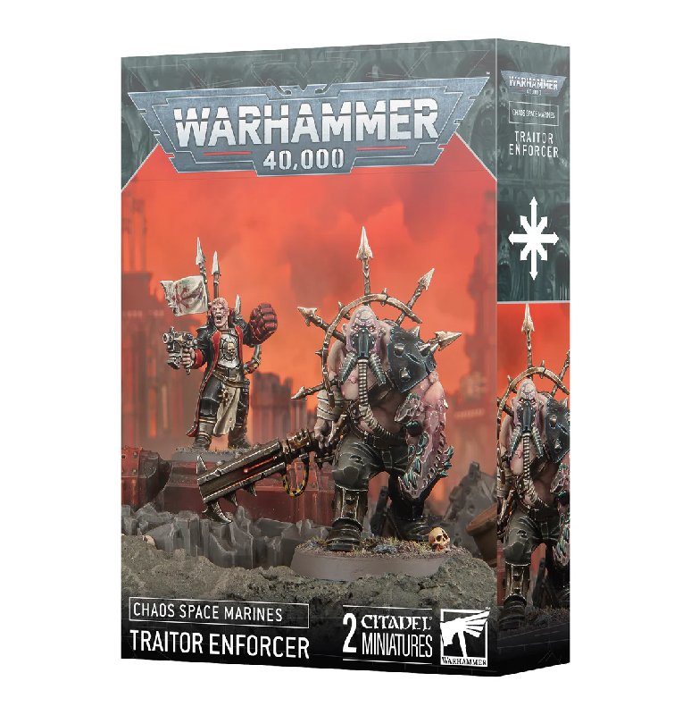 Warhammer 40,000 Chaos Space Marines Traitor Enforcer & Ogryn Kit
