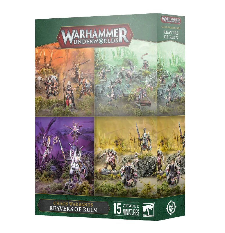 Warhammer Underworlds Reavers of Ruin Chaos Warbands Set