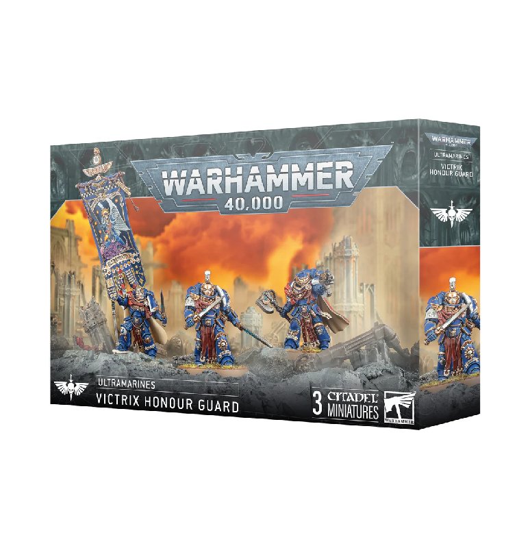Games Workshop Warhammer 40,000 Ultramarines Victrix Honour Guard 3-Miniature Plastic Kit