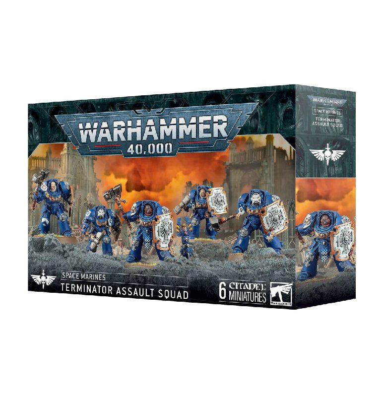 Games Workshop Space Marine Terminator Assault Squad Plastic Kit