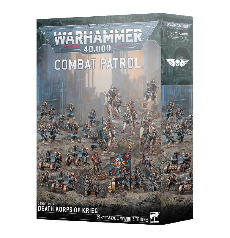 Warhammer 40,000 Death Korps of Krieg Combat Patrol Box Set - 26 Plastic Miniatures
