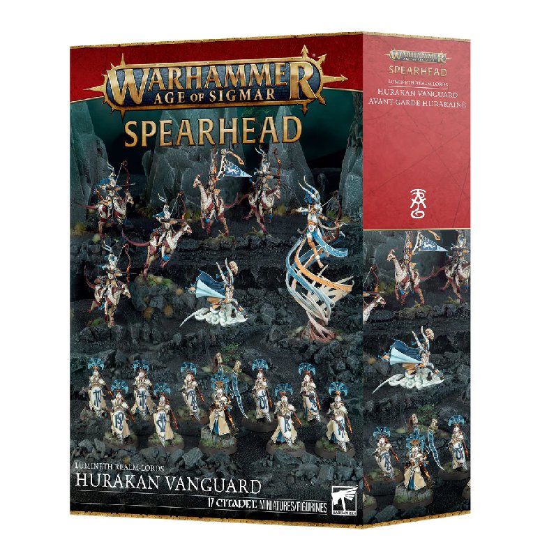 Games Workshop Spearhead Lumineth Realm-Lords Hurakan Vanguard Box Set