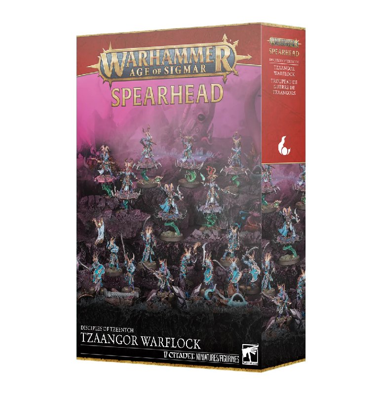 Games Workshop Spearhead Disciples of Tzeentch Tzaangor Warflock Box Set