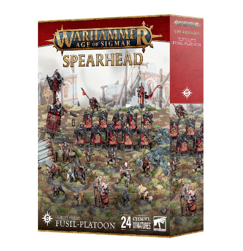 Warhammer Age of Sigmar Spearhead: Cities of Sigmar Fusil-Platoon Box Set