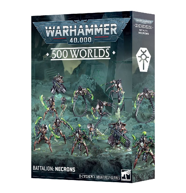 Warhammer 40000 500 Worlds Battalion: Necrons Boxed Set