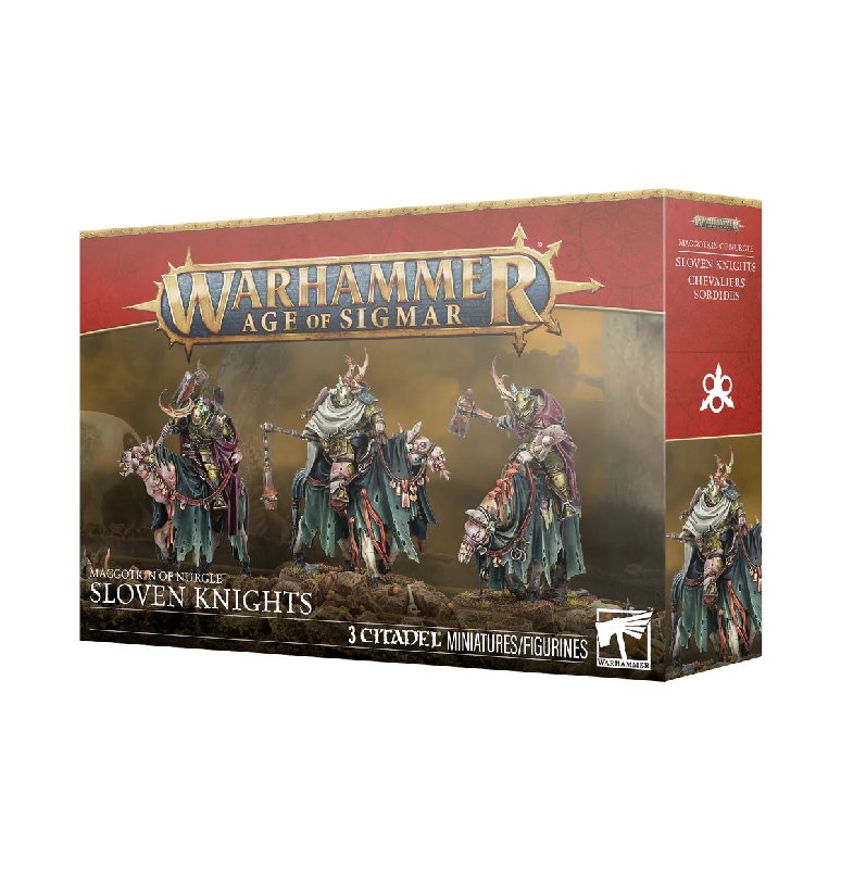 Games Workshop Maggotkin of Nurgle Sloven Knights 3-Miniature Plastic Kit