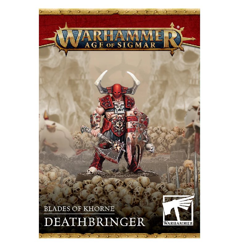 Games Workshop Blades of Khorne Deathbringer Miniature with Axe and Shield