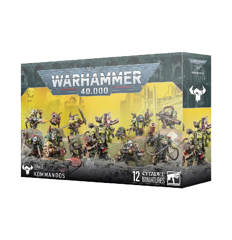 Warhammer 40,000 Orks Kommandos Miniatures Set