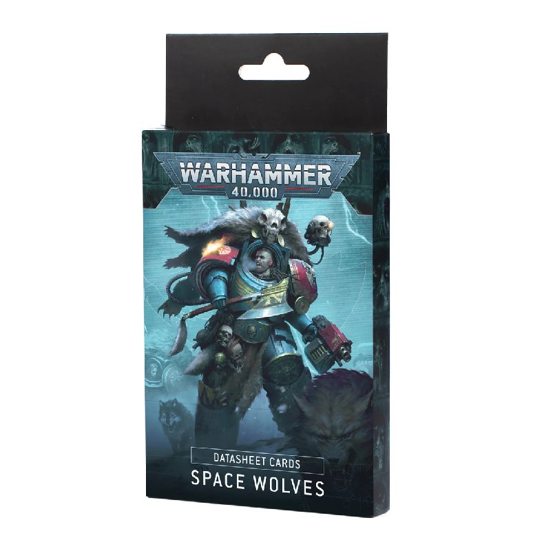 Games Workshop Space Wolves Datasheet Cards (25-Card Set)