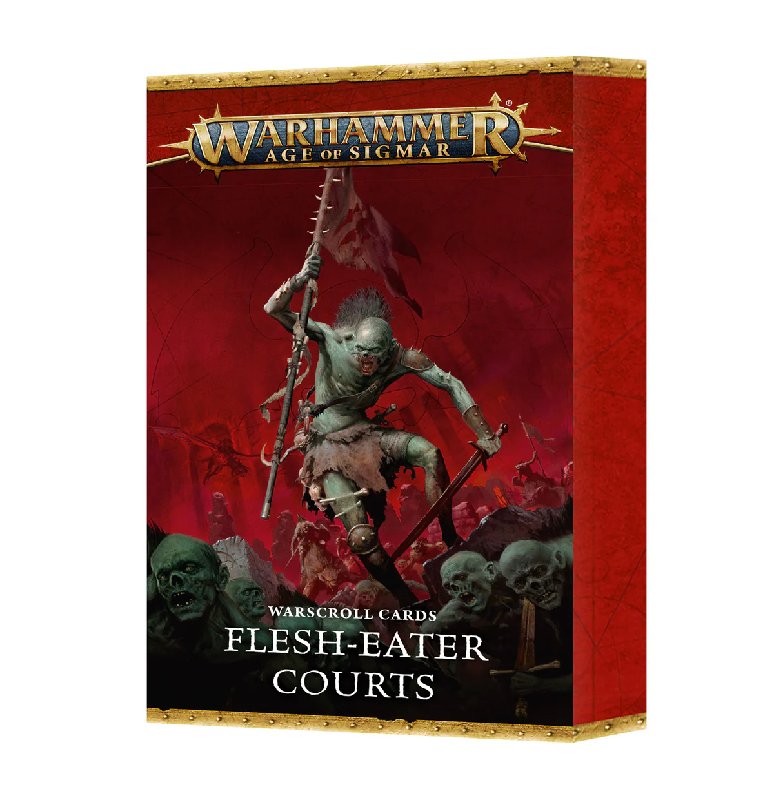 Games Workshop Flesh-Eater Courts Warscroll Cards Set of 40